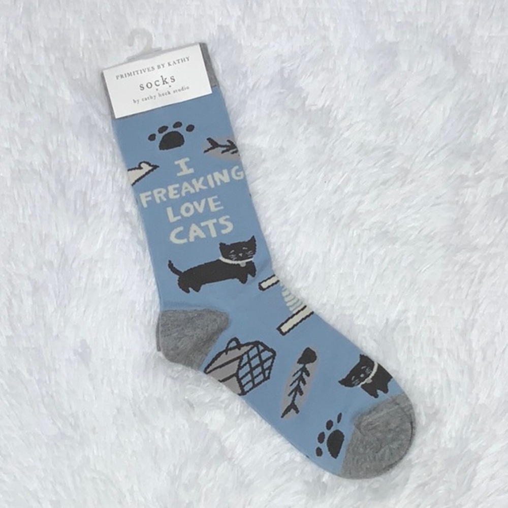 NWT Primitives by Kathy Cat Socks